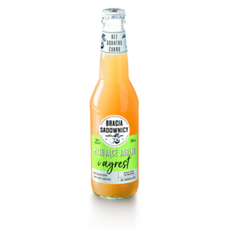 Bracia Sadownicy Napój musujący 275ml jabłko i agrest